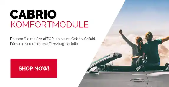 Cabrio Komfortmodul Nachrüstung – automatisches Öffnen und Schließen des Verdecks per Fernbedienung