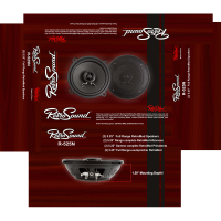 RETROSOUND R-525N speakers 5.25", 130mm (pair), neodymium