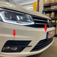 VW Caddy SA voor + achter / Park Pilot voor + achter retrofitpakket
