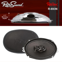RETROSOUND R-693N speakers 6"x9" (pair), neodymium