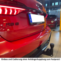 Дооснащение тягово-сцепным устройством Audi A5 тип F5 + F57 Cabrio (полностью, включая кодирование)