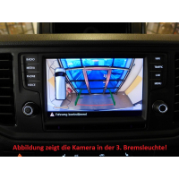 Ombouwset originele VW achteruitkijkcamera voor Volkswagen Crafter SY / SZ - inbouwlocatie = handgreeplijst