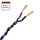 AMPIRE Verdrilltes Kabel VIOLETT/SCHWARZ 1,5mm², 60m Spule, 100% Kupfer