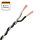 AMPIRE Verdrilltes Kabel GRAU/SCHWARZ 0,5mm², 150m Spule, 100% Kupfer
