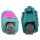 AMPIRE HSD-verlenging, waterblauw, stekker - rechte bus, 1m