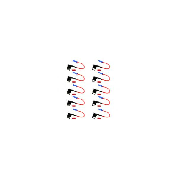 AMPIRE fuse tap for MICRO3 fuse including 10A fuse, set of 10