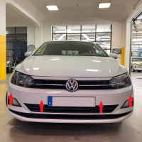 VW Polo AW Einparkhilfe Front + Heck Park Pilot vorne + hinten mit OPS Nachrüstpaket
