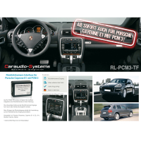 CAS front and rear view camera input coding + TV-Free PORSCHE PCM3.1