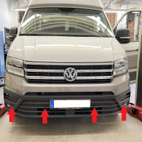 VW Crafter SY parkeerhulp Park Pilot retrofitpakket voor en achter