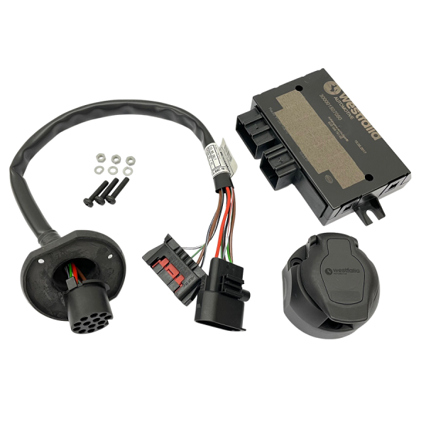 Towbar electrical kit with control unit for VW Crafter 2E with trailer preparation