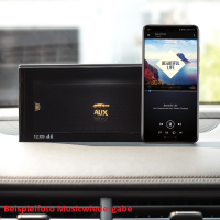 AUDI A4 8E B7 RNS-E navigasyon artı iyileştirme paketi için Bluetooth üzerinden müzik akışı yapın
