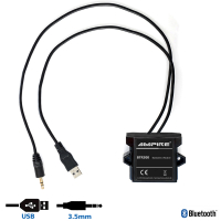 AMPIRE Bluetooth receiver, 3.5mm jack, USB
