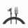 LAMPA USB Ladekabel angewinkelt Typ C 100cm schwarz