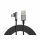 LAMPA USB Ladekabel angewinkelt Typ C 200cm schwarz