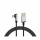LAMPA USB Ladekabel angewinkelt Typ Micro USB 100cm schwarz
