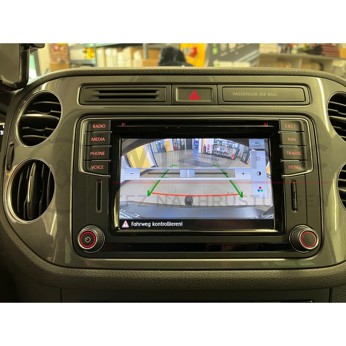 Nachrüstsatz Original VW Rückfahrkamera HIGH Für VW Sharan 7N Vor Fac Bis 2015