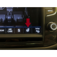 VW Tiguan AD1 calefacción del volante juego de...