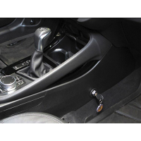 Nachr&uuml;stung Bear-Lock-Gangschaltungssperre im BMW X1 F48 mit normalen Automatik-W&auml;hlhebel