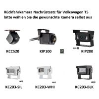 Nachrüstsatz Zubehör Rückfahrkamera für VW T5 und T5 Facelift Pritsche