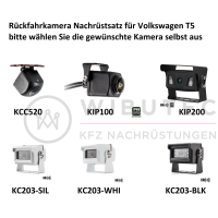 Retrofit kit accessory rear view camera for VW T5 and T5...