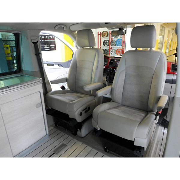 Drehkonsole Beifahrerseite inkl Sitzkasten für VW T5 und T6, Höhe 210mm
