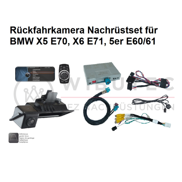 Achteruitrijcamera-uitbreidingsset voor BMW X6 E71