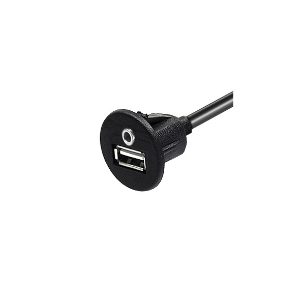 AMPIRE USB/AUX built-in socket with 200cm cable