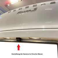 Nachrüstset Rückfahrkamera für Porsche Carrera 991.2 Facelift mit PCM 4.0 (Komplettset)