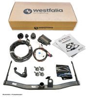 Nachrüstsatz abnehmbare Westfalia Anhängerkupplung für Audi A3 8V Coupe, Limousine, Sportback, Cabrio bis 06.2014