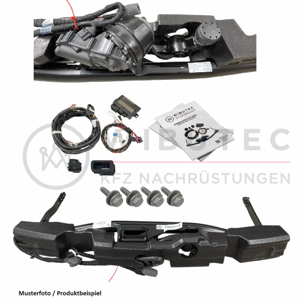 Ombouwset voor draaibare originele Audi trekhaak voor Audi A3 8V Coupé, Sedan, Sportback, Cabriolet