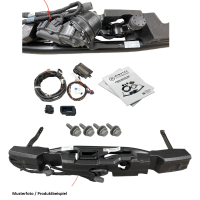 Retrofit kit swiveling Original Audi trailer hitch for Audi A3 8V Coupe, Limousine, Sportback, Cabrio