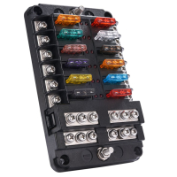 AMPIRE fuse distributor 12-way, including fuses