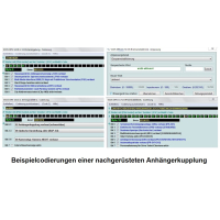 Codierung Freischaltung einer nachgerüsteten AHK Anhängerkupplung im VW Phaeton 3D mittels VCDS, ODIS oder VCP, auch per SVM Code