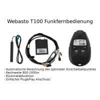 Plug und Play Aufrüstsatz von Zuheizer zur Standheizung für VW T6, alle Bedienvarianten wie Vorwahluhr, Fernbedienung, GSM