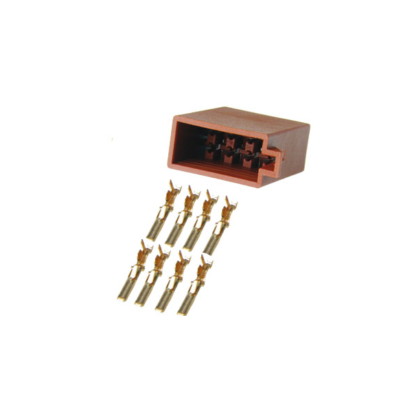 8-pins ISO LS-connector met individuele contacten