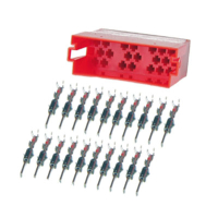 Conector Mini-ISO de 20 pines con contactos individuales