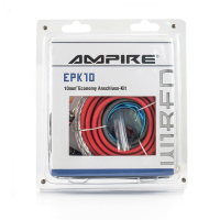 AMPIRE Güç Kiti 10mm² (Ekonomi) - amplifikatör bağlantı kablosu - set