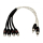 AMPIRE Audio Y-kabel 30cm, 2 stopcontacten - 1 stekker