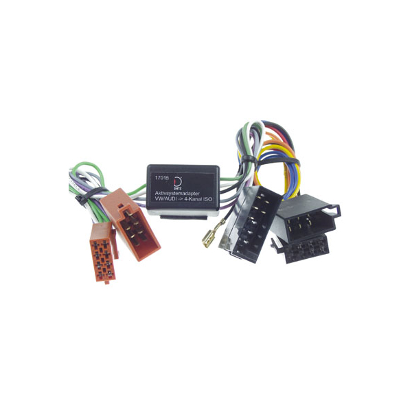 Interface système active VW/AUDI 10 broches ISO 4*25W max