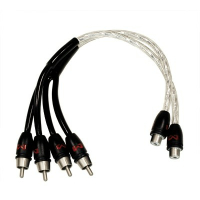 AMPIRE Audio Y-cable 30cm, 2 plugs - 1 socket
