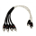AMPIRE Audio Y-kabel 30cm, 2 stekkers - 1 stopcontact