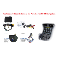 Retrofit kit rear view camera for Porsche Cayman 982, 718...