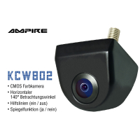 Retrofit kit rear view camera for Porsche Cayman 982, 718 (complete set)