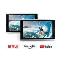 AMPIRE 4K Monitor-Set 22.9cm 9 Zoll mit IR-Sender, Paar