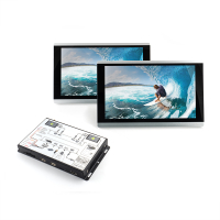 AMPIRE 4K Monitor-Set 22.9cm 9 Zoll mit IR-Sender, Paar