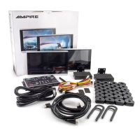 AMPIRE 4K Monitor-Set 22.9cm 9 Zoll mit IR-Sender, Paar