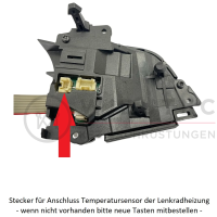 Steering wheel heating VW Tiguan AD1 complete set for retrofitting from model year 2019