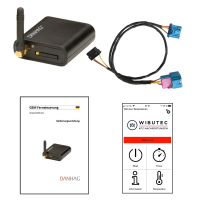 Danhag GSM remote control for VW T5 with existing air...