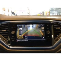 VW T-Roc rear view camera / rear view retrofit package, High variant with dynamic guide lines