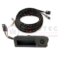 VW T-Cross C11 Rückfahrkamera Rear View Nachrüstpaket, Ausführung High mit dynamischen Hilfslinien